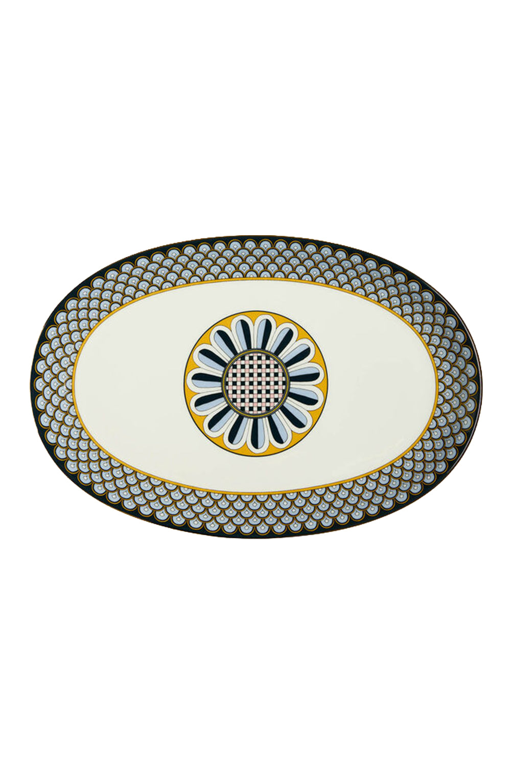 Oval Platter - Odysseus Midnight Blue