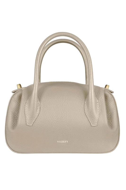 Oyster Mini Duffle Bag - Angora-CREAM-O/S-HANDBAGSHOULDER-YUZEFI