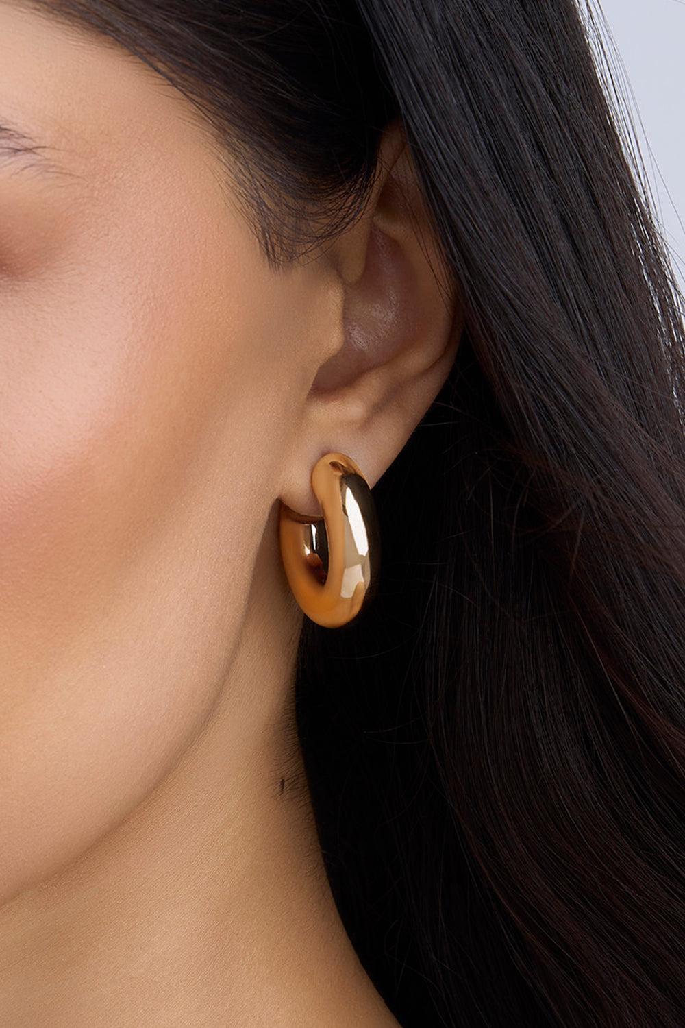 Micro Jamma Huggie Earrings-YELLOW-JEWELRYBOUTIQUEEARRING-JENNIFER FISHER