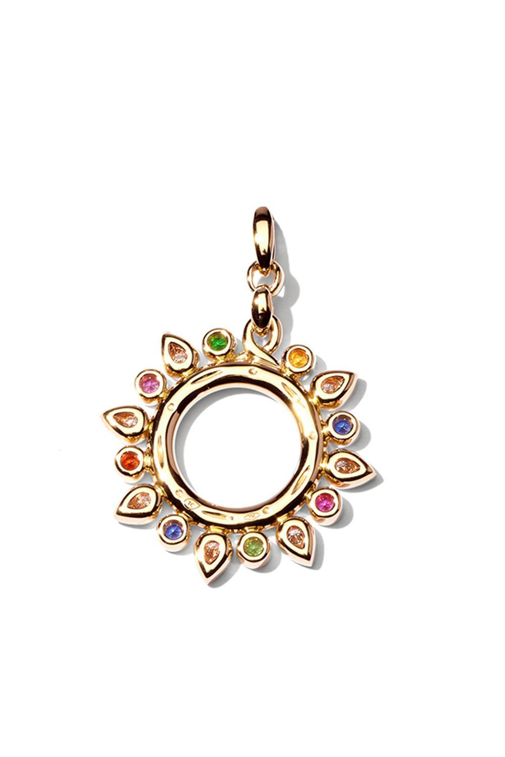 Candy Small Gypsy Sun Pendant-YELLOW GOLD-JEWELRYFINE JEWELPENDANT-TAMARA COMOLLI