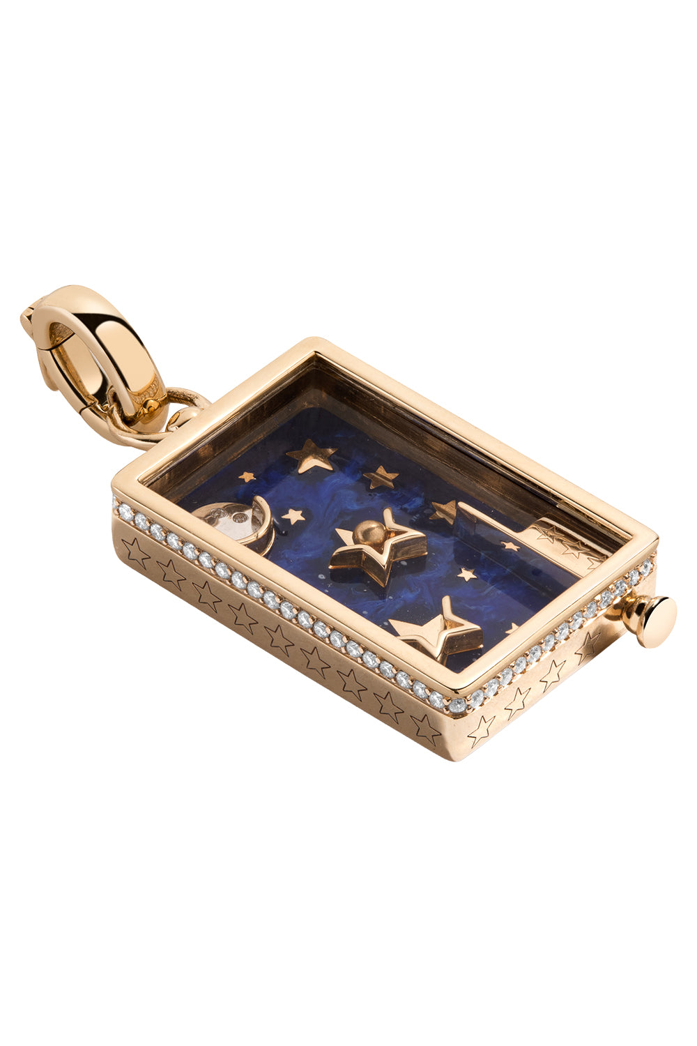 Diamond Ricochet Pinball Pendant