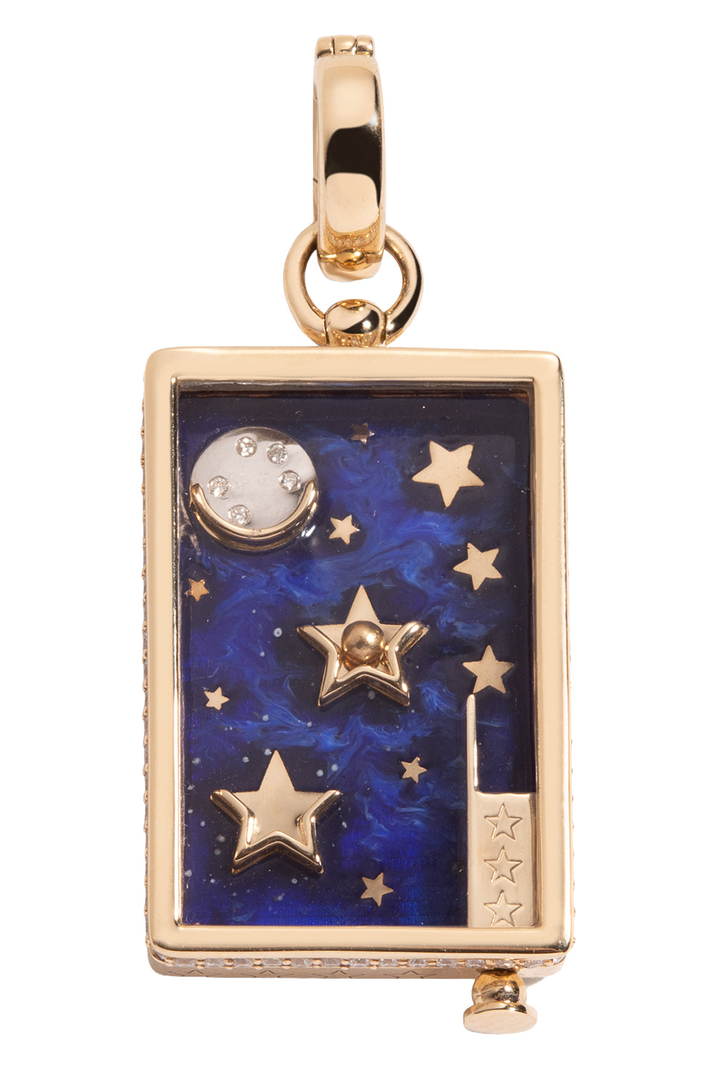 Diamond Ricochet Pinball Pendant