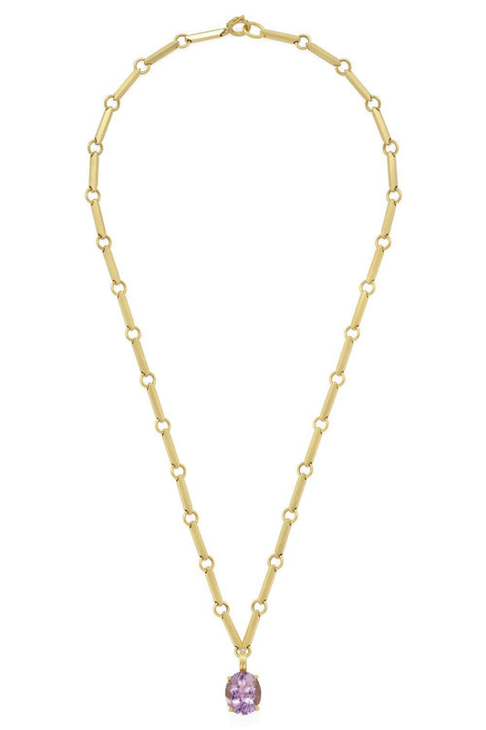 Rose Of France Oval Gemmy Gem Pendant