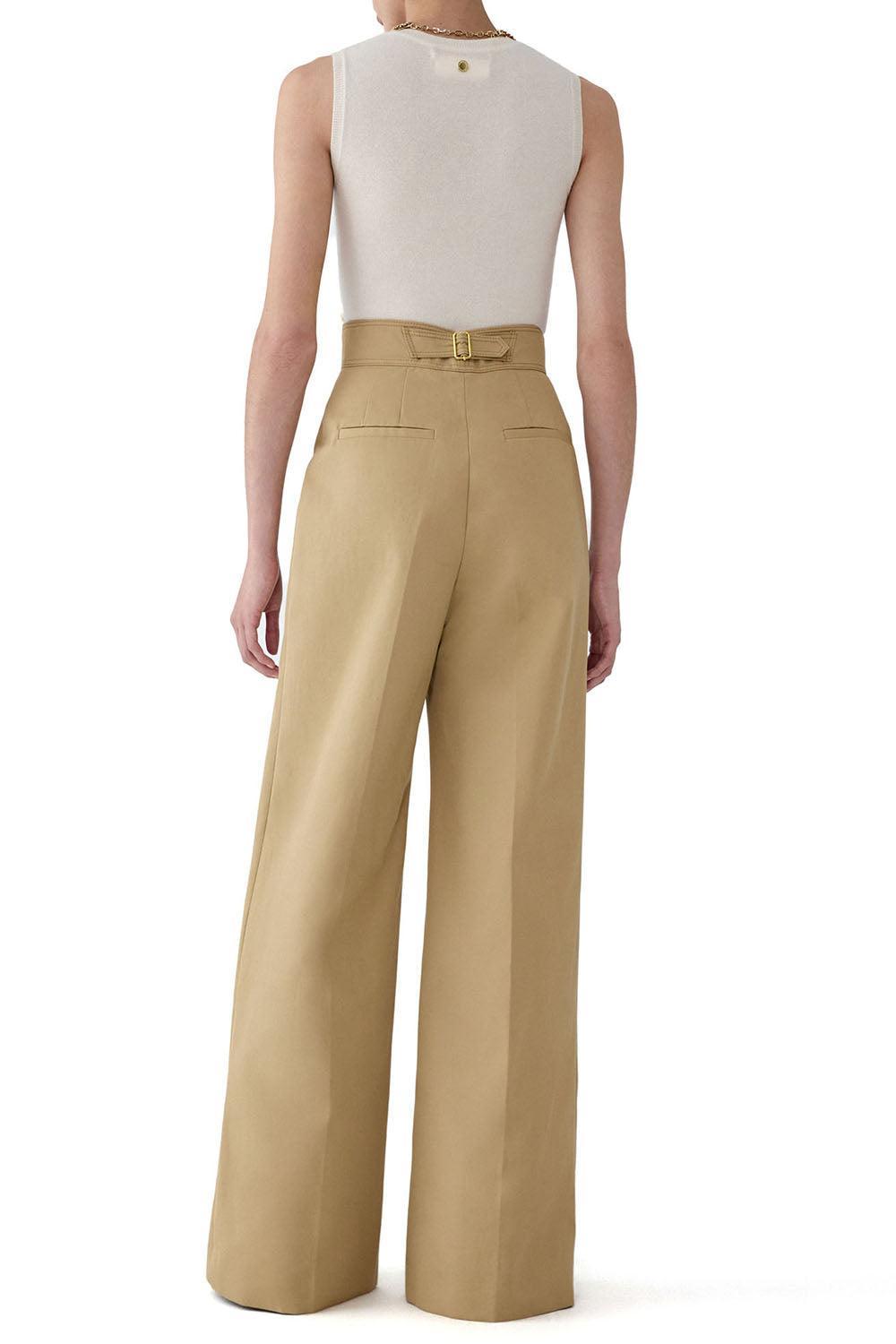 Crew Neck Tank-CREAM-XS-CLOTHINGTOPTANK-CAROLINA HERRERA