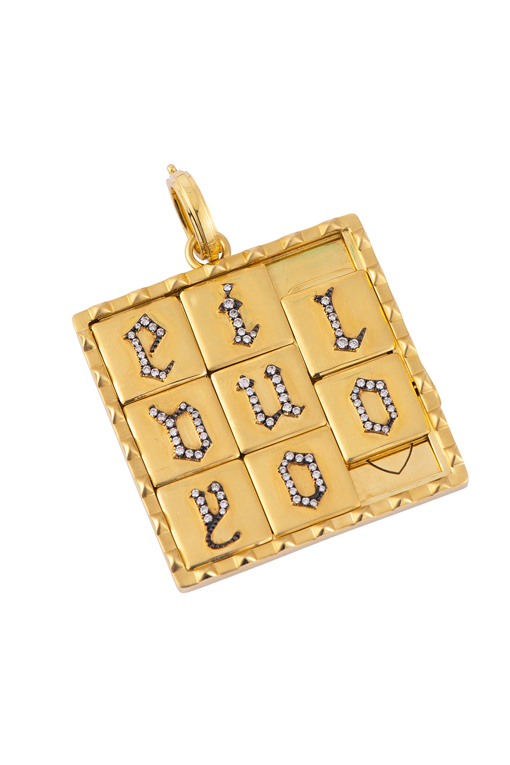 I Love You Puzzle Pendant