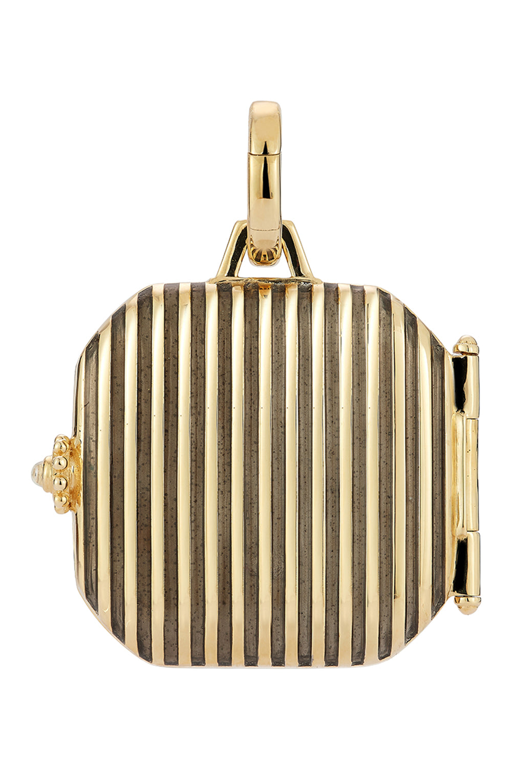 Green Tourmaline Diamond Legacy Locket Charm
