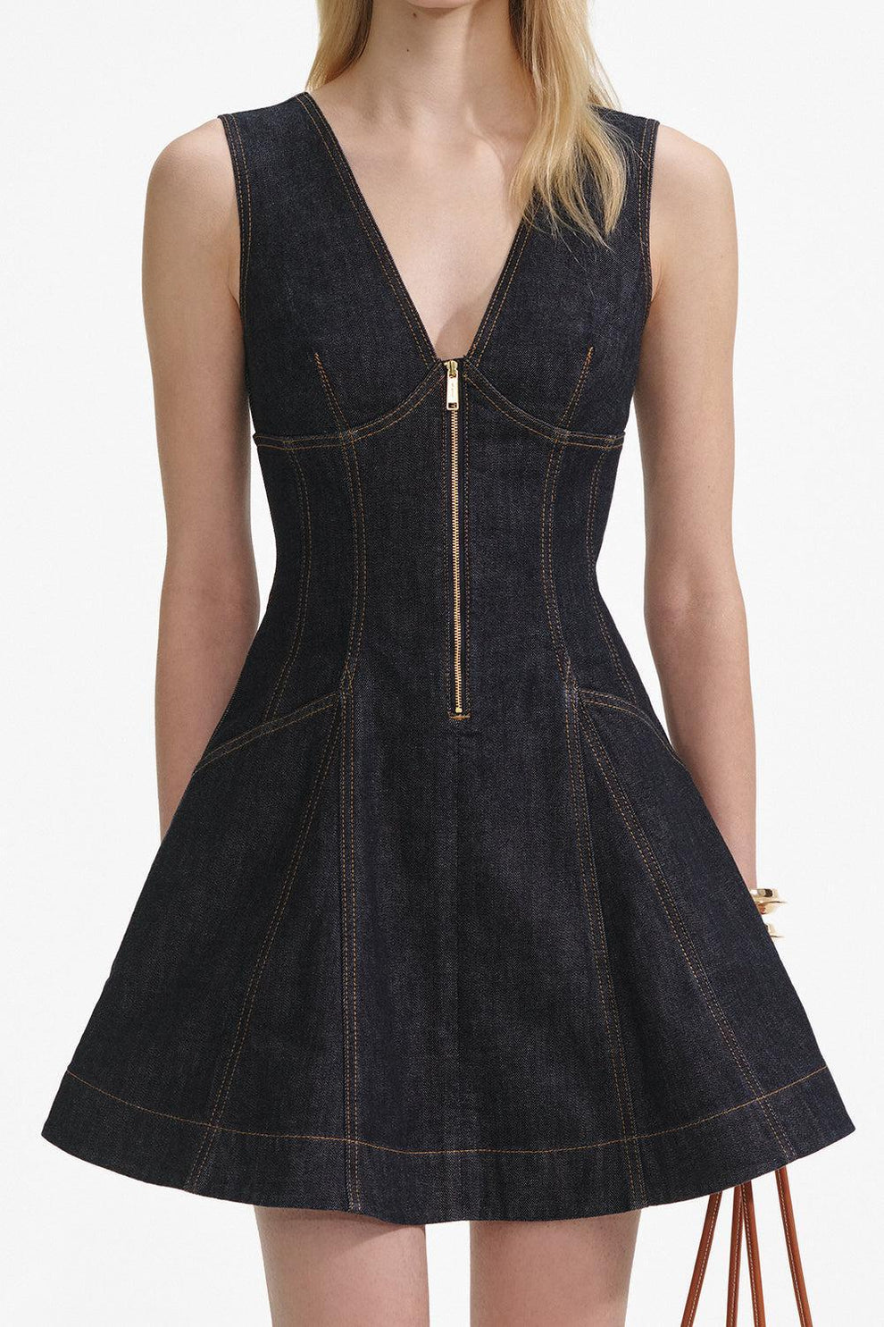 Zip Front Mini Dress | self-portrait Marissa Collections Zip Front Mini Dress | self-portrait Marissa Collections
