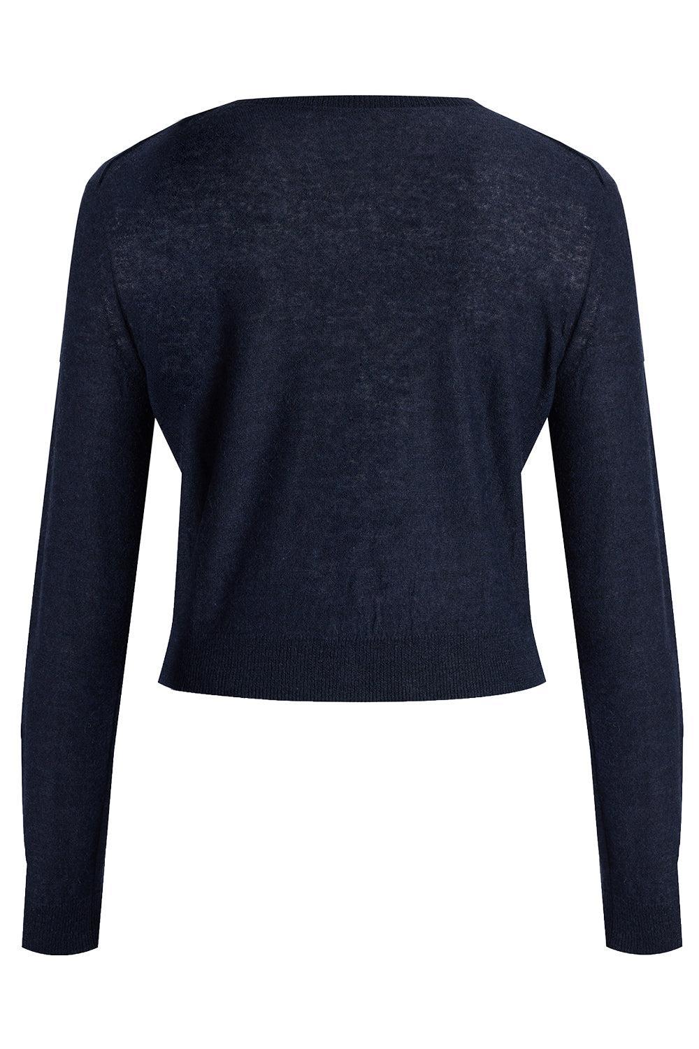 Fine Fitted Cardigan-BLUE-XS-CLOTHINGTOPCARDIGAN-ERDEM