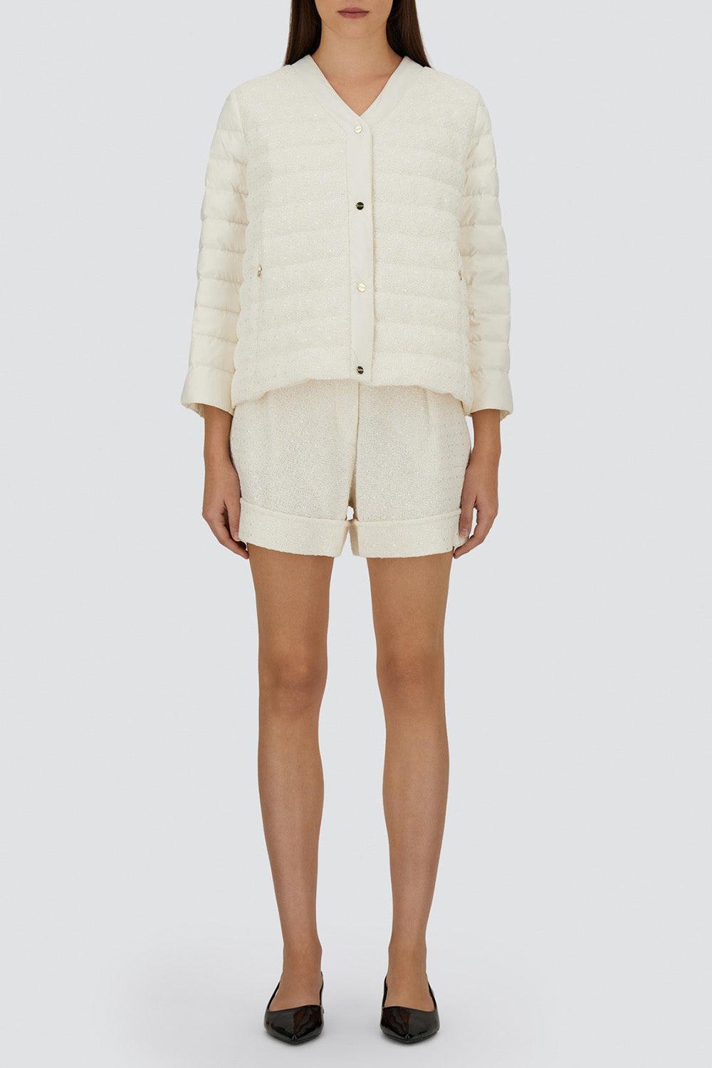3D Cape Jacket-WHITE-38-CLOTHINGTOPCARDIGAN-HERNO