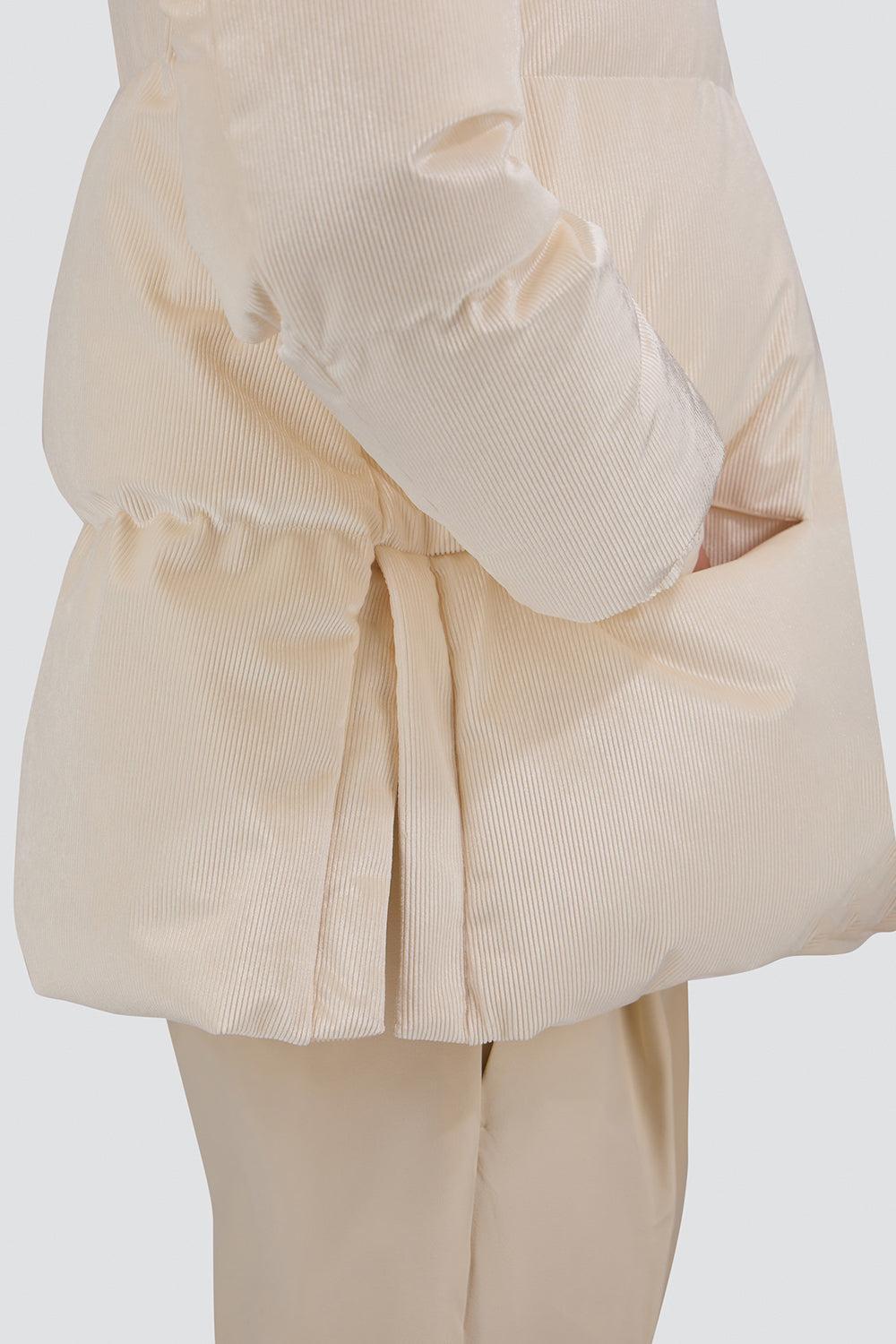High Neck Puffer Jacket-CREAM-38-CLOTHINGJACKETCASUAL-HERNO