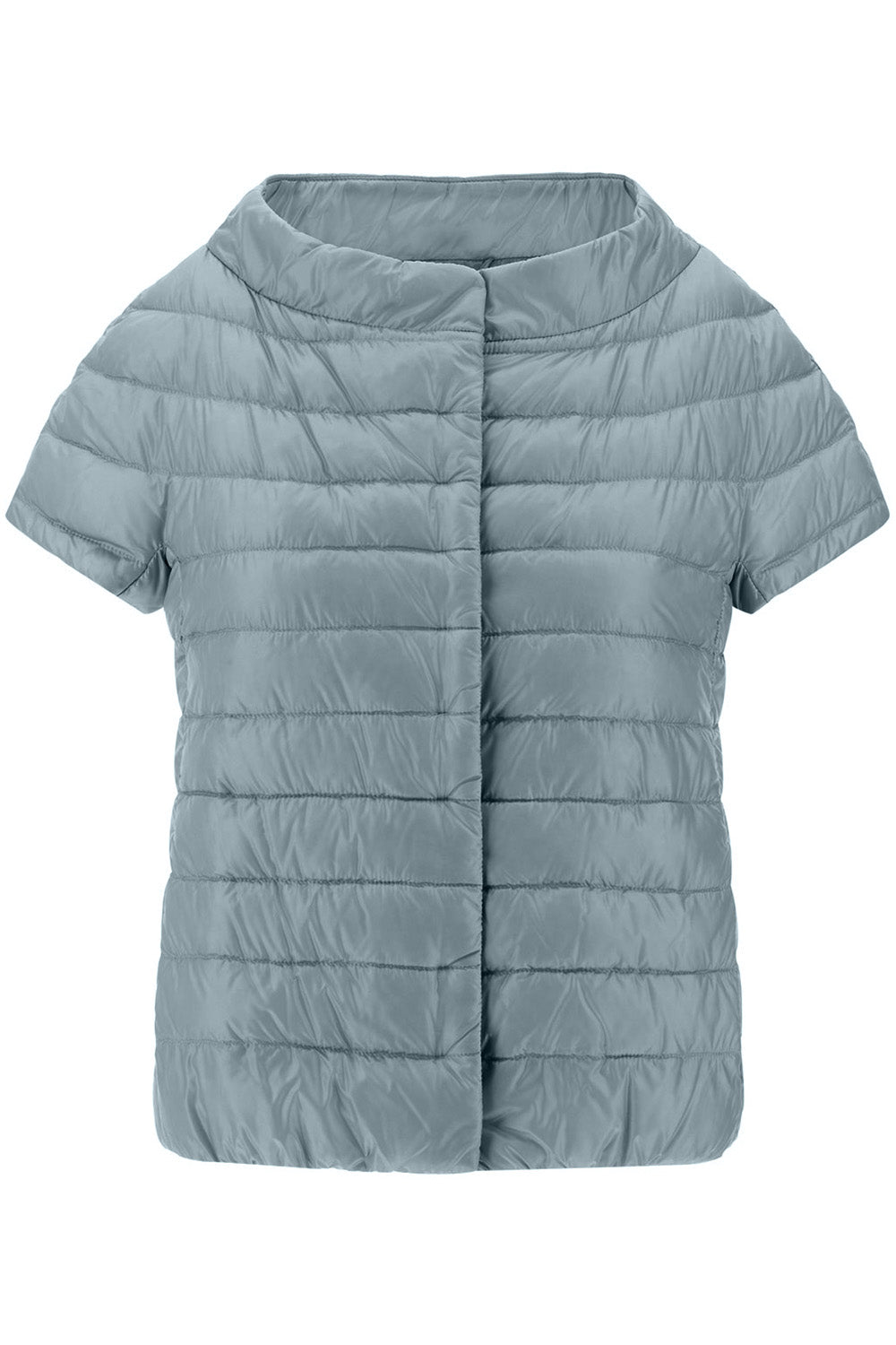 Iconico Emilia Cap Sleeve - Blue Grey-LIGHT BLUE-38-CLOTHINGJACKETCASUAL-HERNO