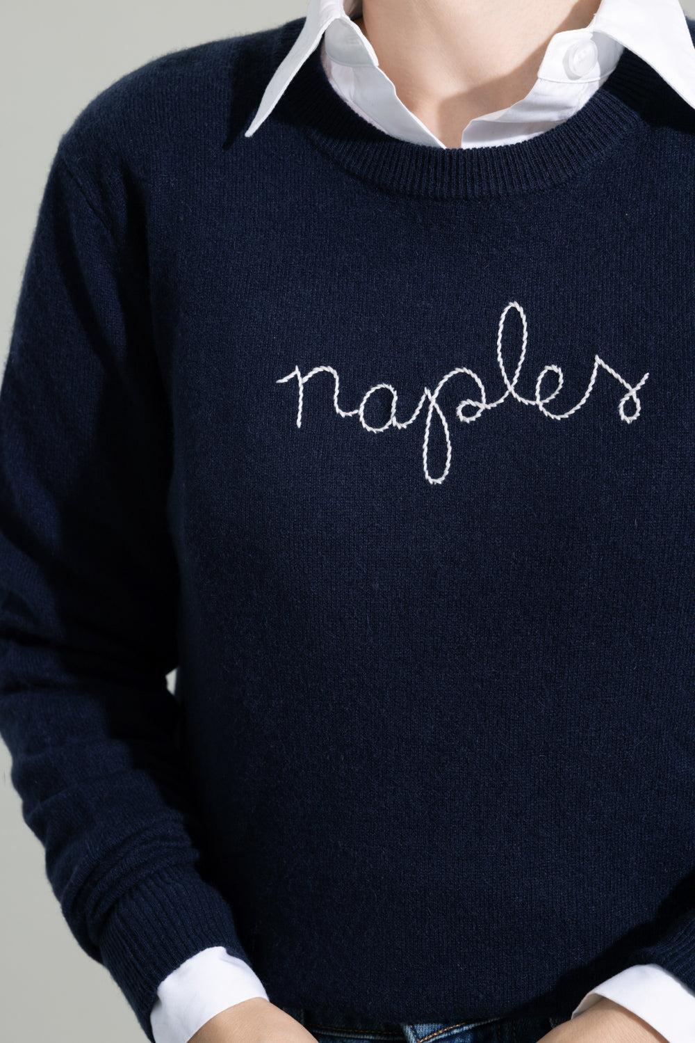 Naples Crewneck - Navy-BLUE-XS-CLOTHINGTOPSWEATER-LINGUA FRANCA