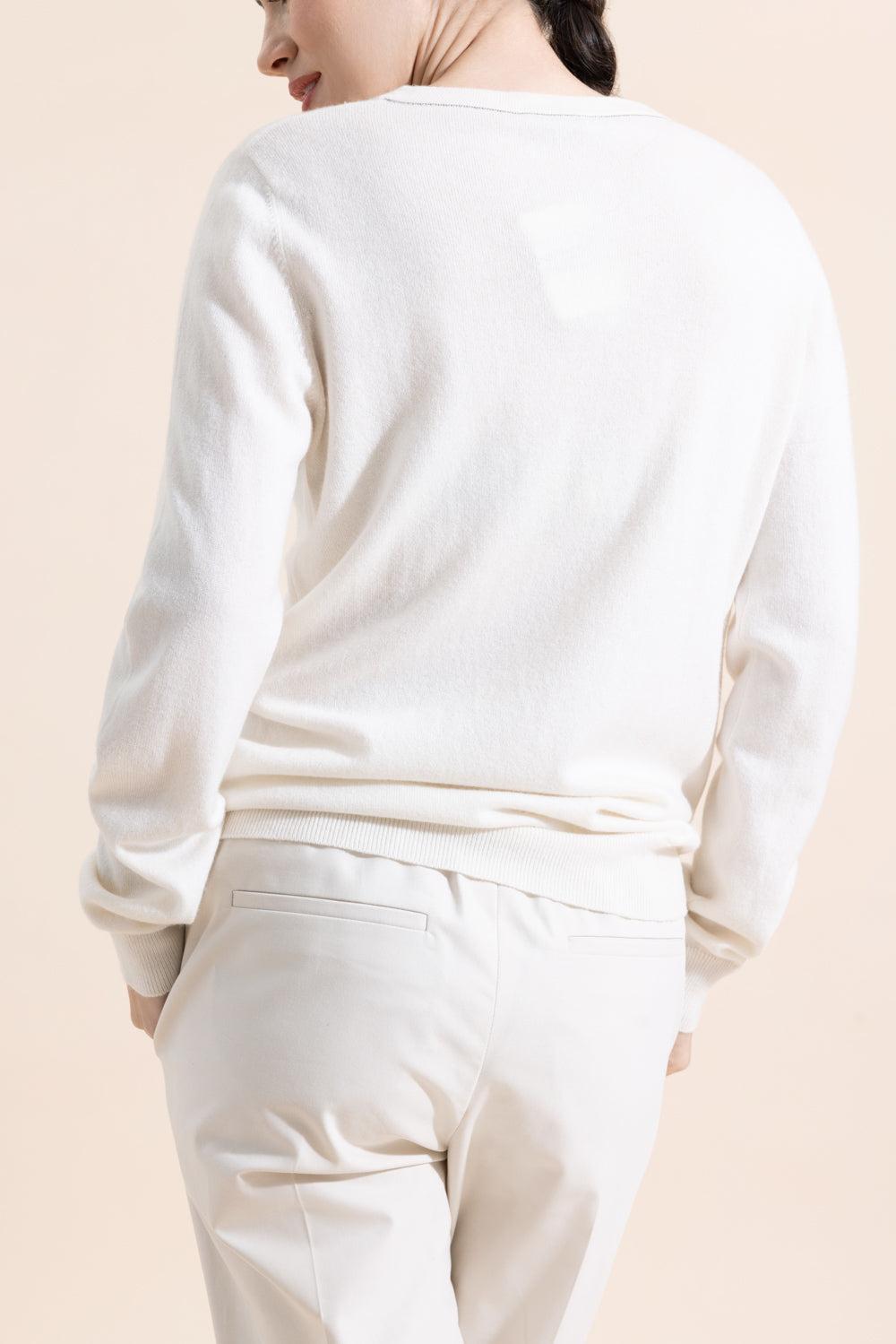 Long Sleeve Sweater - Panama-PANAMA-XS-CLOTHINGTOPSWEATER-BRUNELLO CUCINELLI