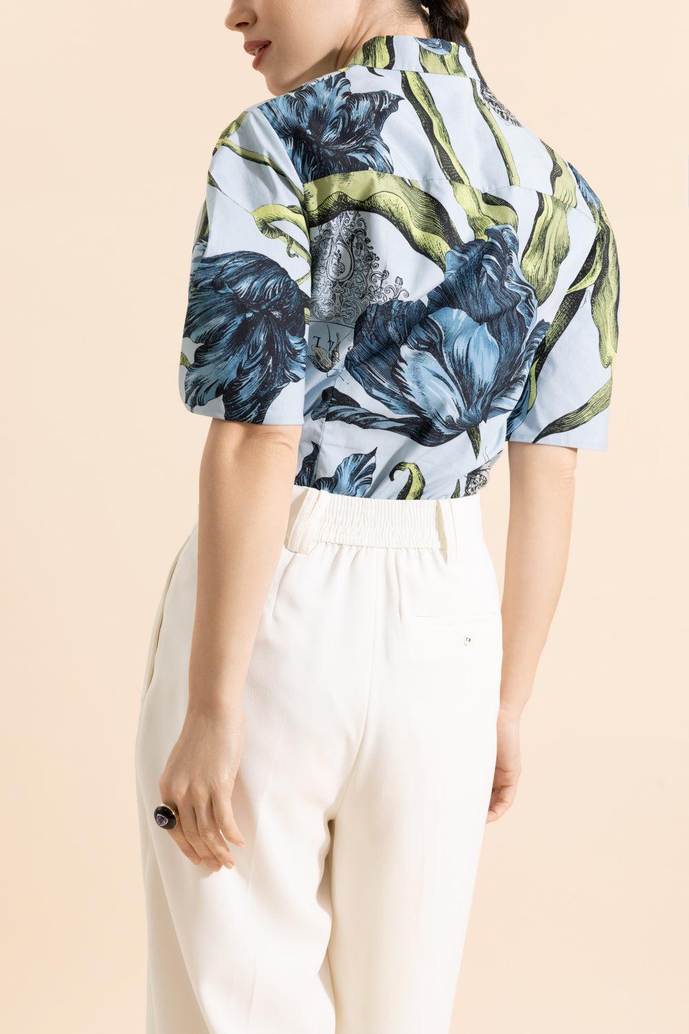 Short Sleeve Shirt-ETCHTUPW-2-CLOTHINGTOPBLOUSE-ERDEM