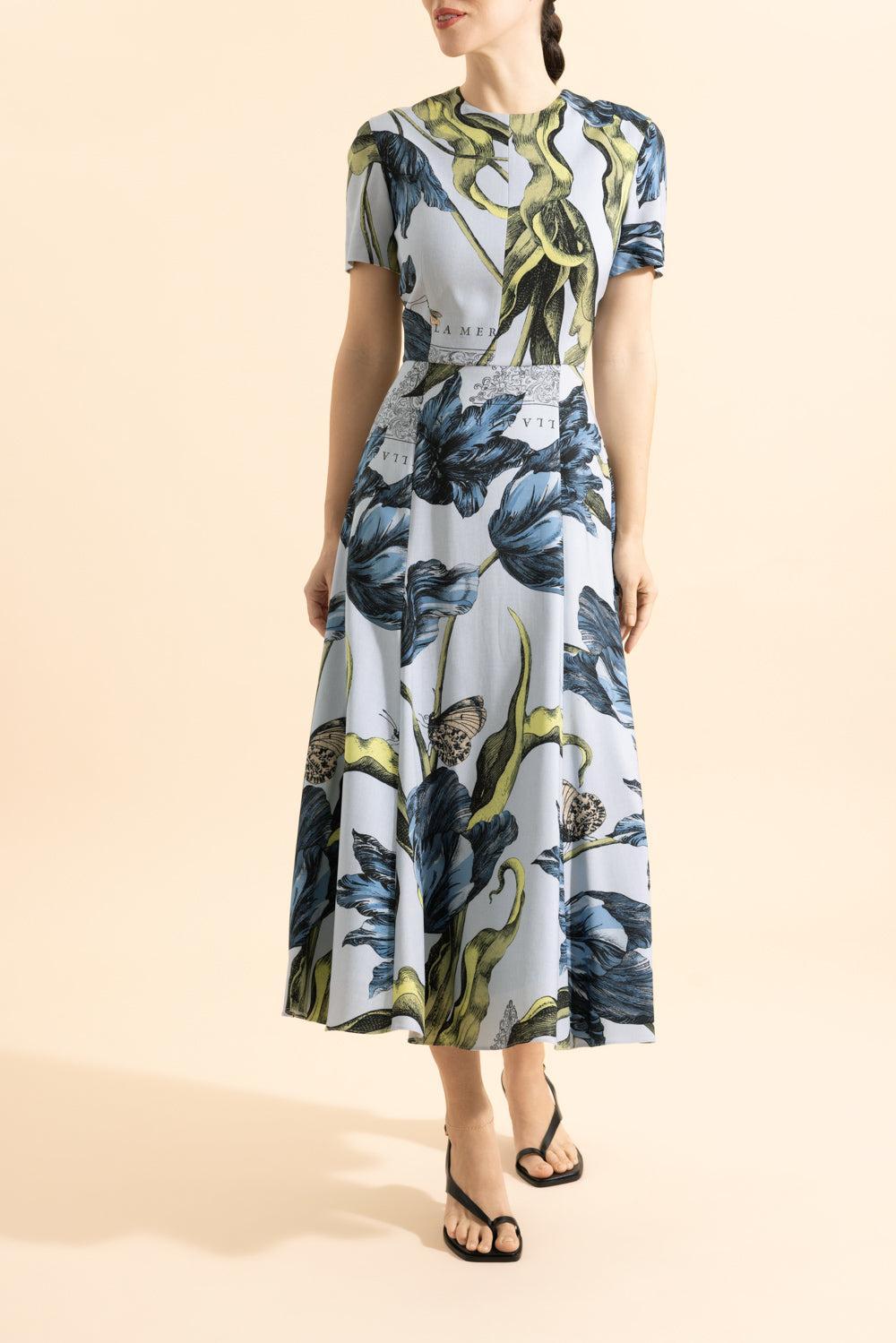 Short Sleeve Midi Dress-ETCHTUPW-4-CLOTHINGDRESSCASUAL-ERDEM