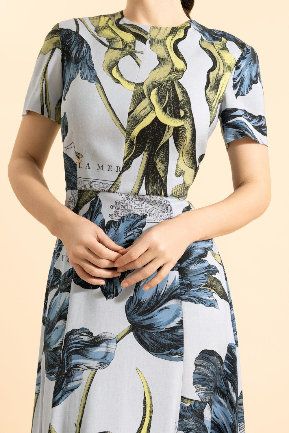Short Sleeve Midi Dress-ETCHTUPW-4-CLOTHINGDRESSCASUAL-ERDEM
