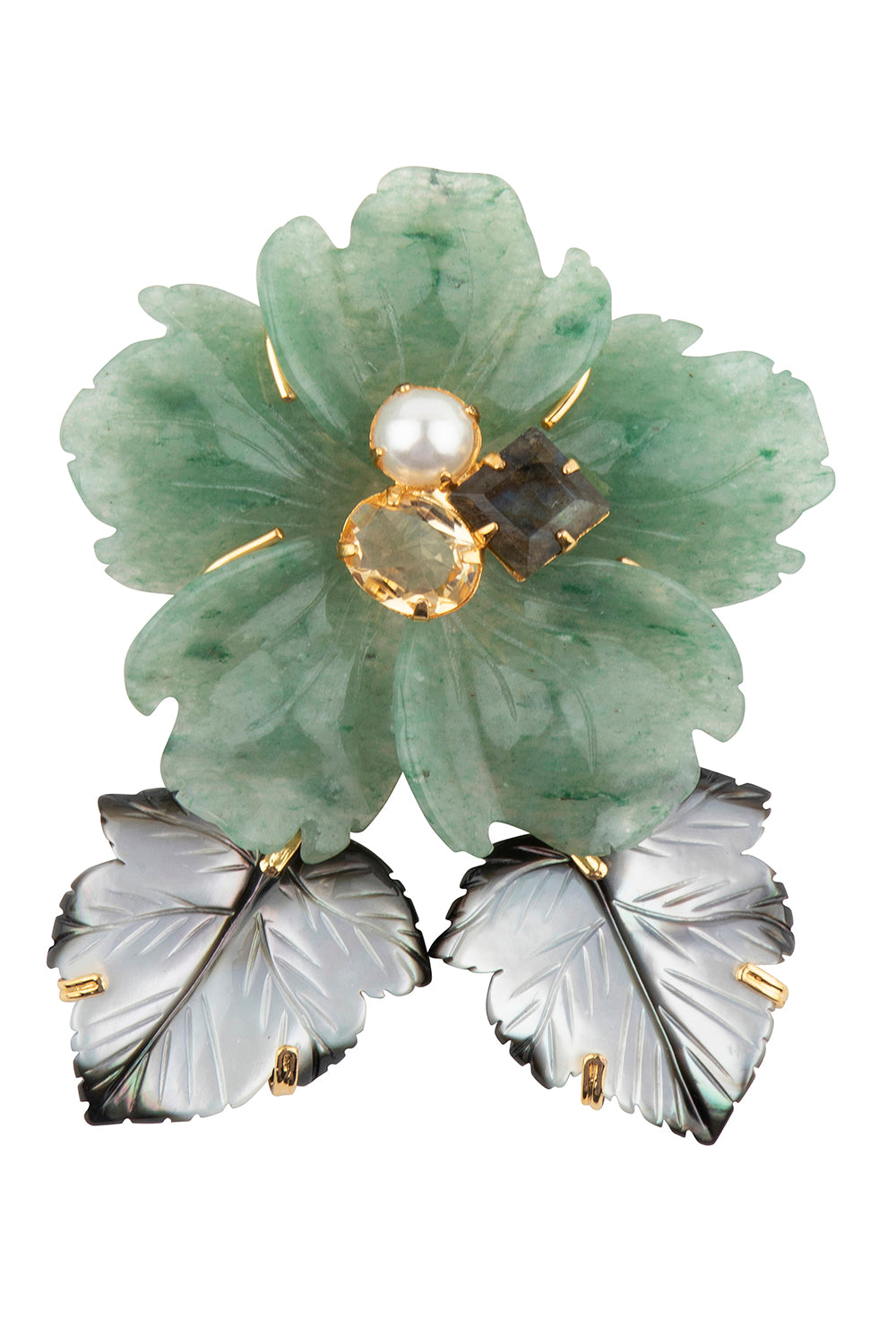 Pearl Jasper Gabriela Pin Pendant