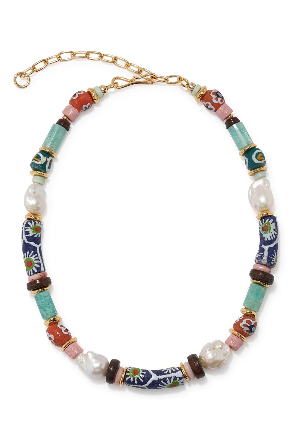 Azul Souvenir Necklace-AZUL-JEWELRYBOUTIQUENECKLACE O-LIZZIE FORTUNATO