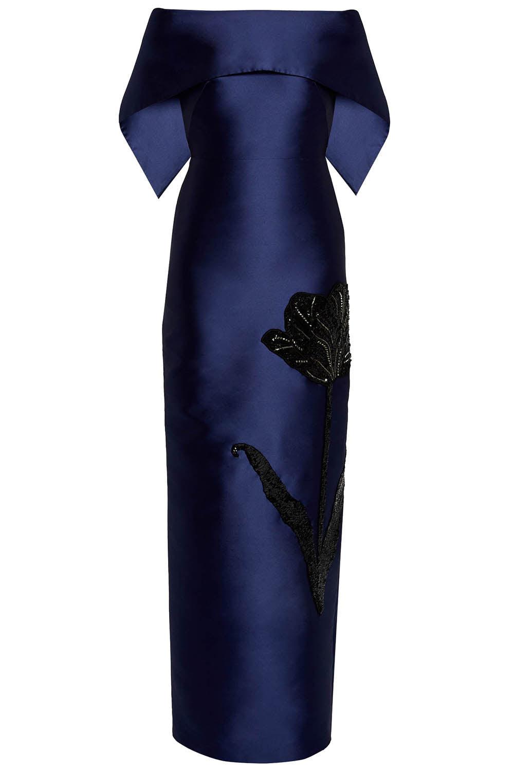 Embellished Off The Shoulder Gown-BEETLE-2-CLOTHINGDRESSGOWN-ERDEM