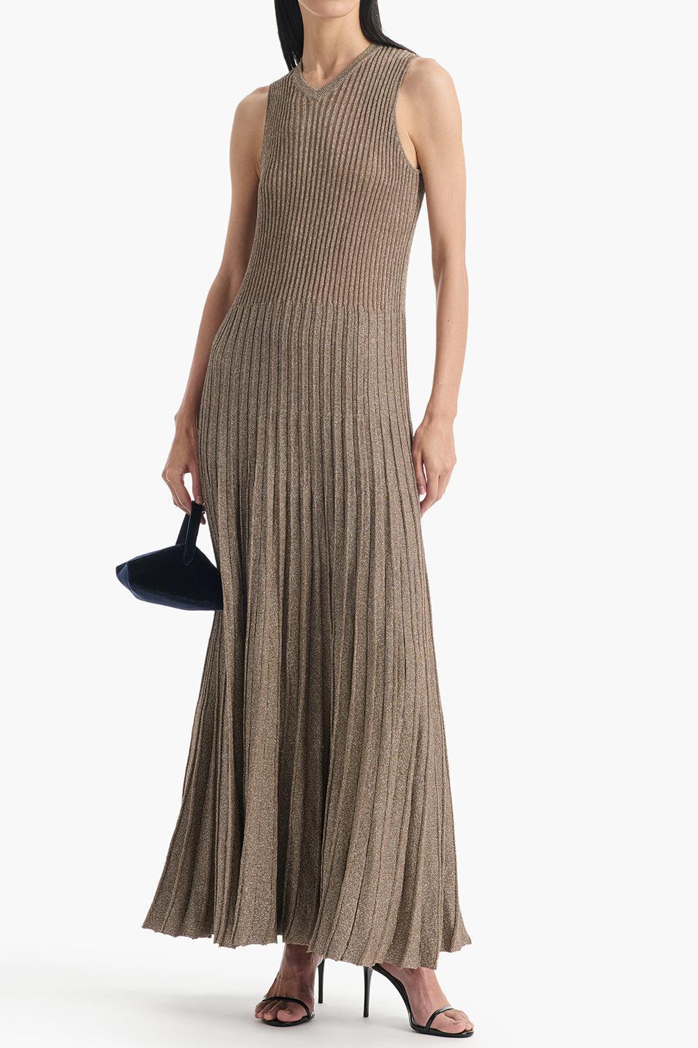 Selvin Maxi Dress-BROWN-XS-CLOTHINGDRESSEVENING-ALTUZARRA