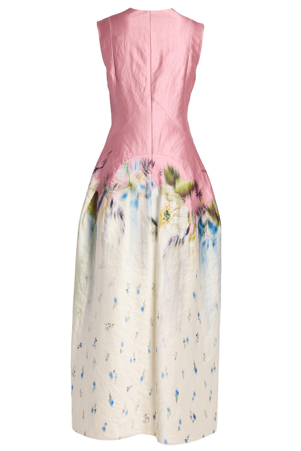 Floral Textured Maxi Dress