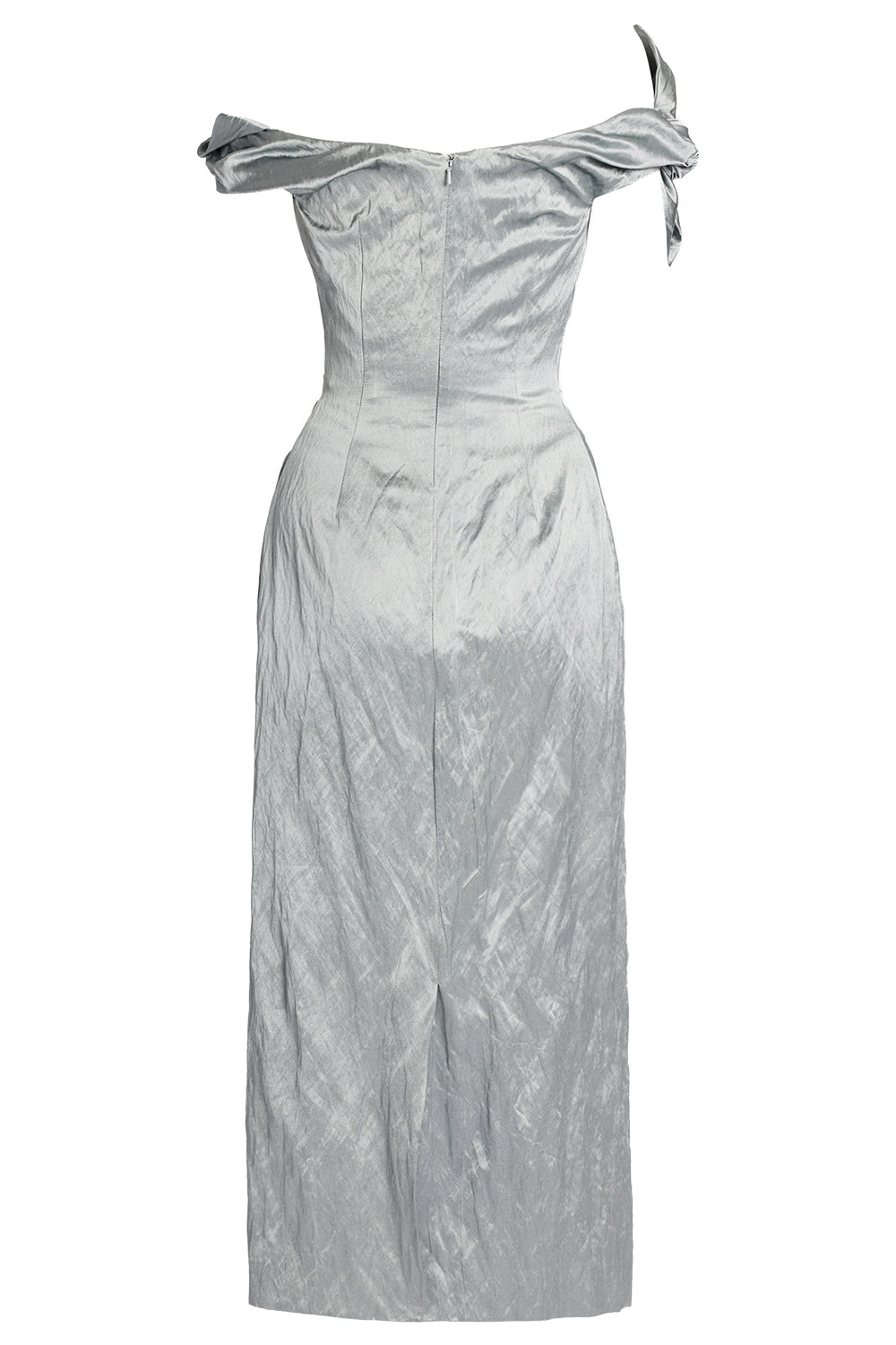 Embroidered Textured Maxi Dress