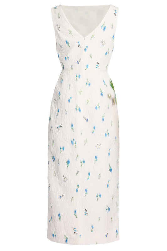 Printed Sleeveless Maxi Dress