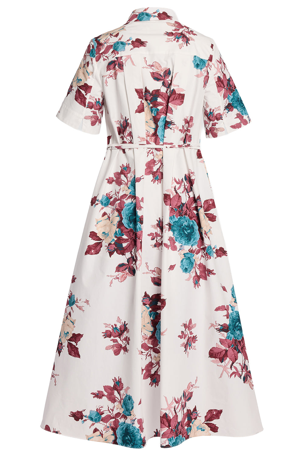Floral Short Sleeve Maxi Dress