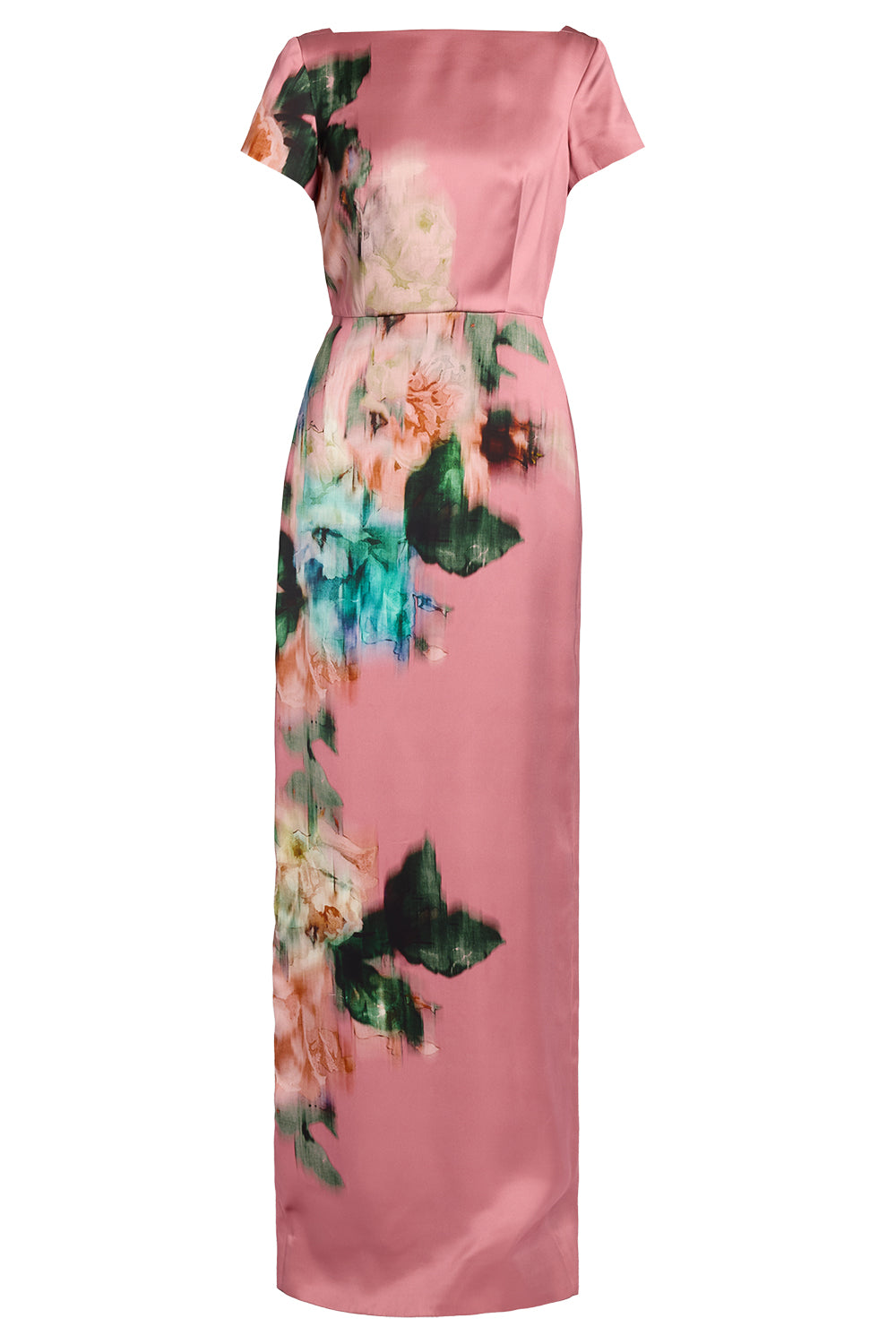 Floral Duchess Short Sleeve Gown