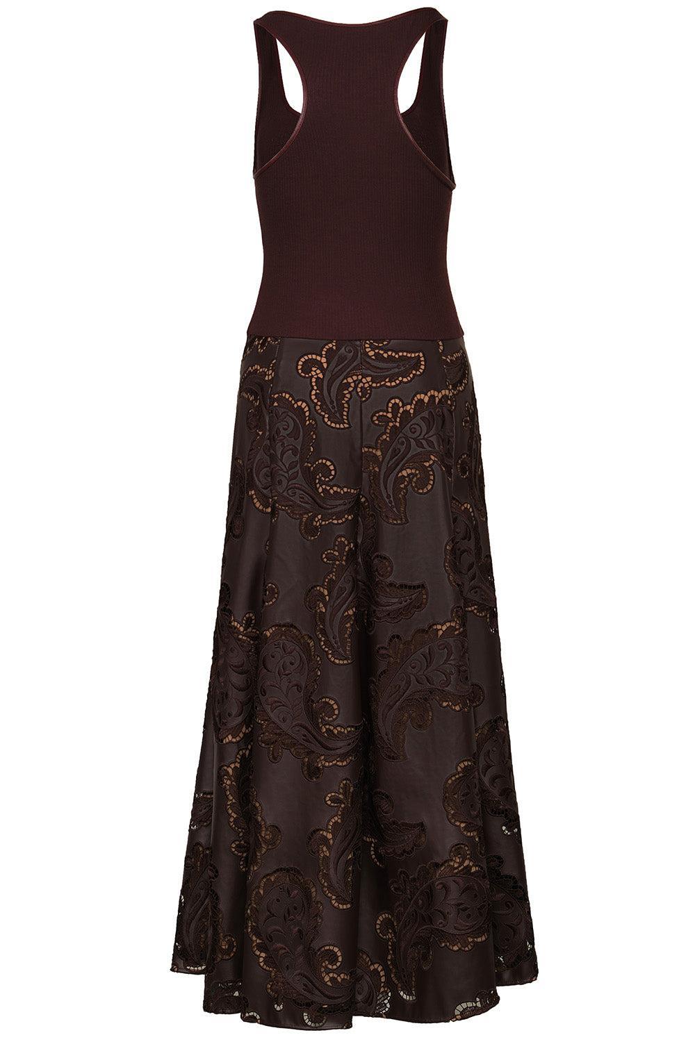 Heat Of Bark Ankle Dress-BROWN-2-CLOTHINGDRESSCASUAL-JOHANNA ORTIZ