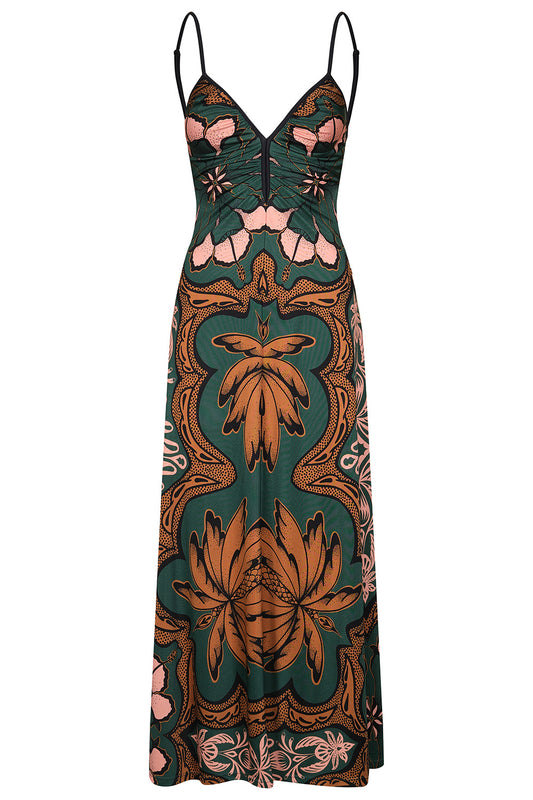 Multicolor Nuestra Tierra Ankle Skirt
