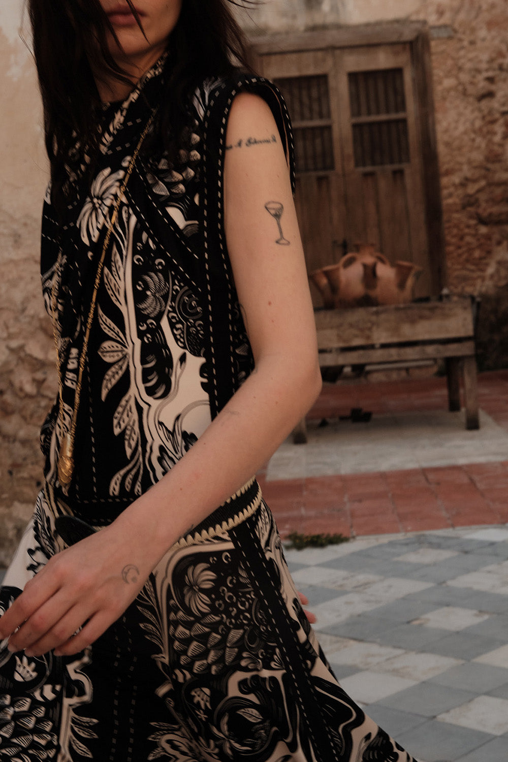 Old School Jaguar Midi Dress