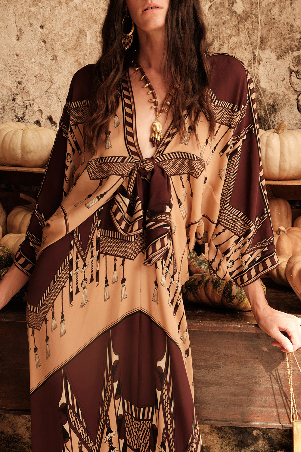 The Ornamental Voyage Maxi Dress