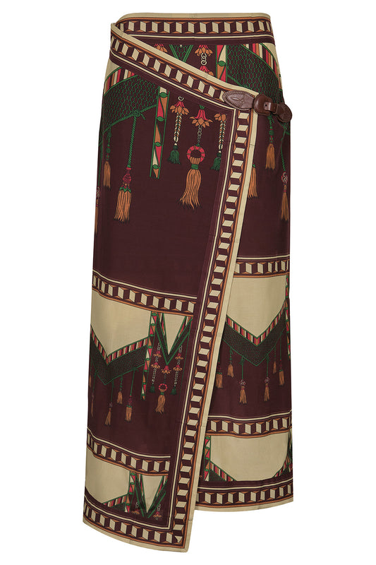 Sacred Geometries Midi Skirt