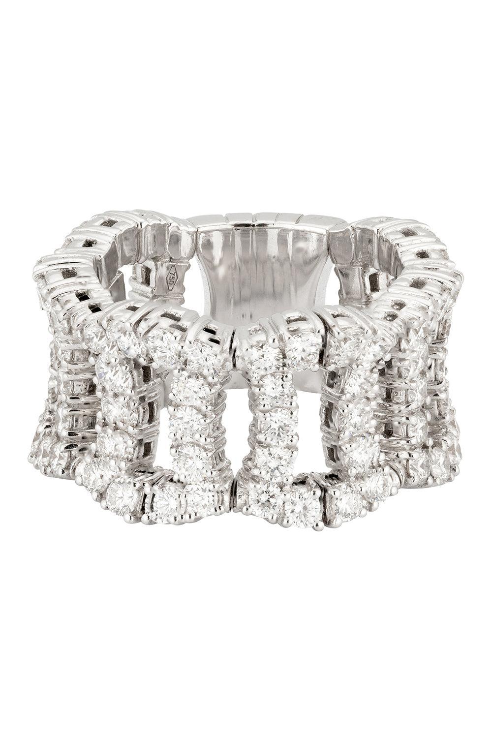 Diamond Overlap Stretch Ring-WHITE GOLD-6.75-JEWELRYFINE JEWELRING-ZYDO