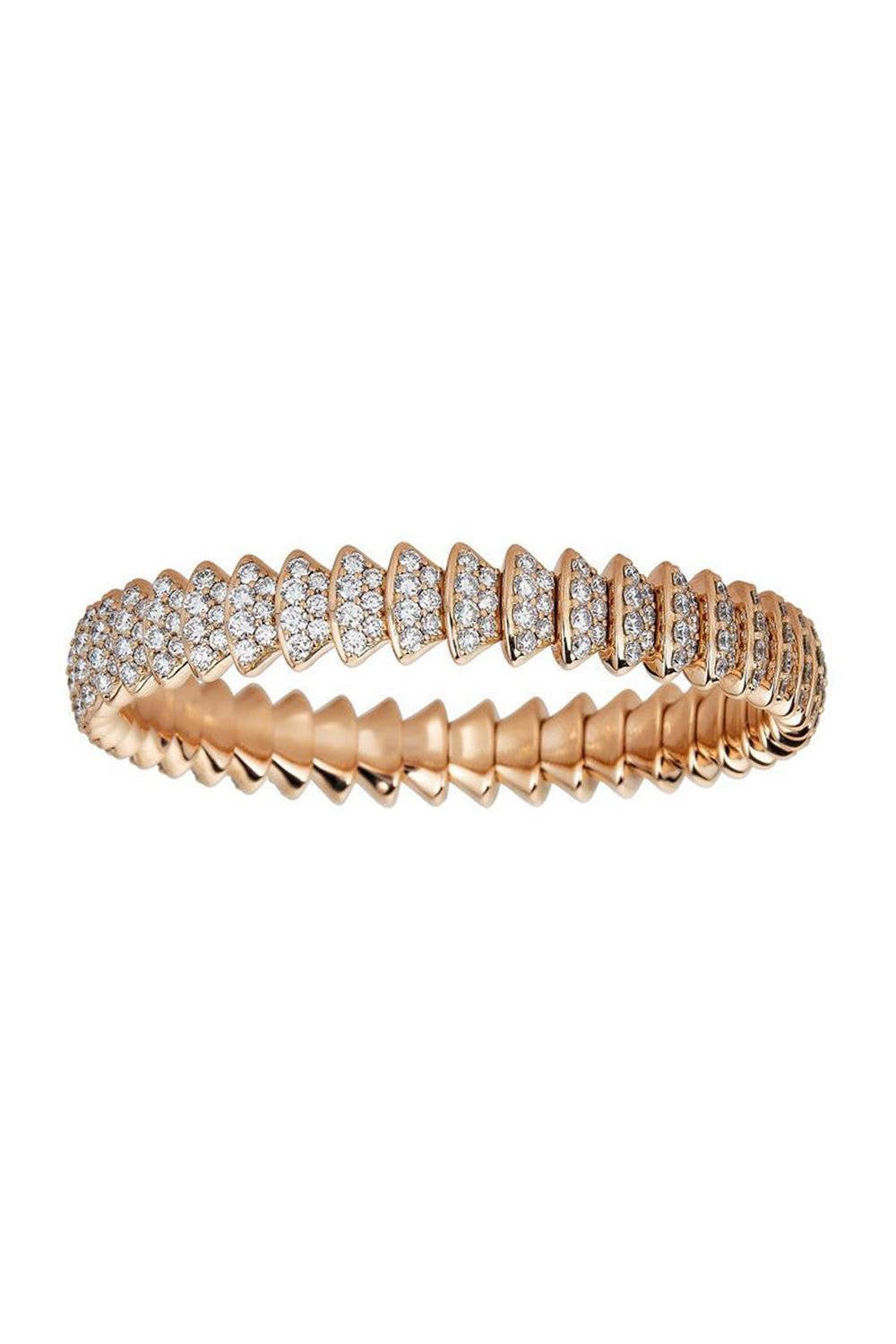 Diamond Multi Element Stretch Bracelet - Yellow Gold-YELLOW GOLD-JEWELRYFINE JEWELBRACELET O-ZYDO
