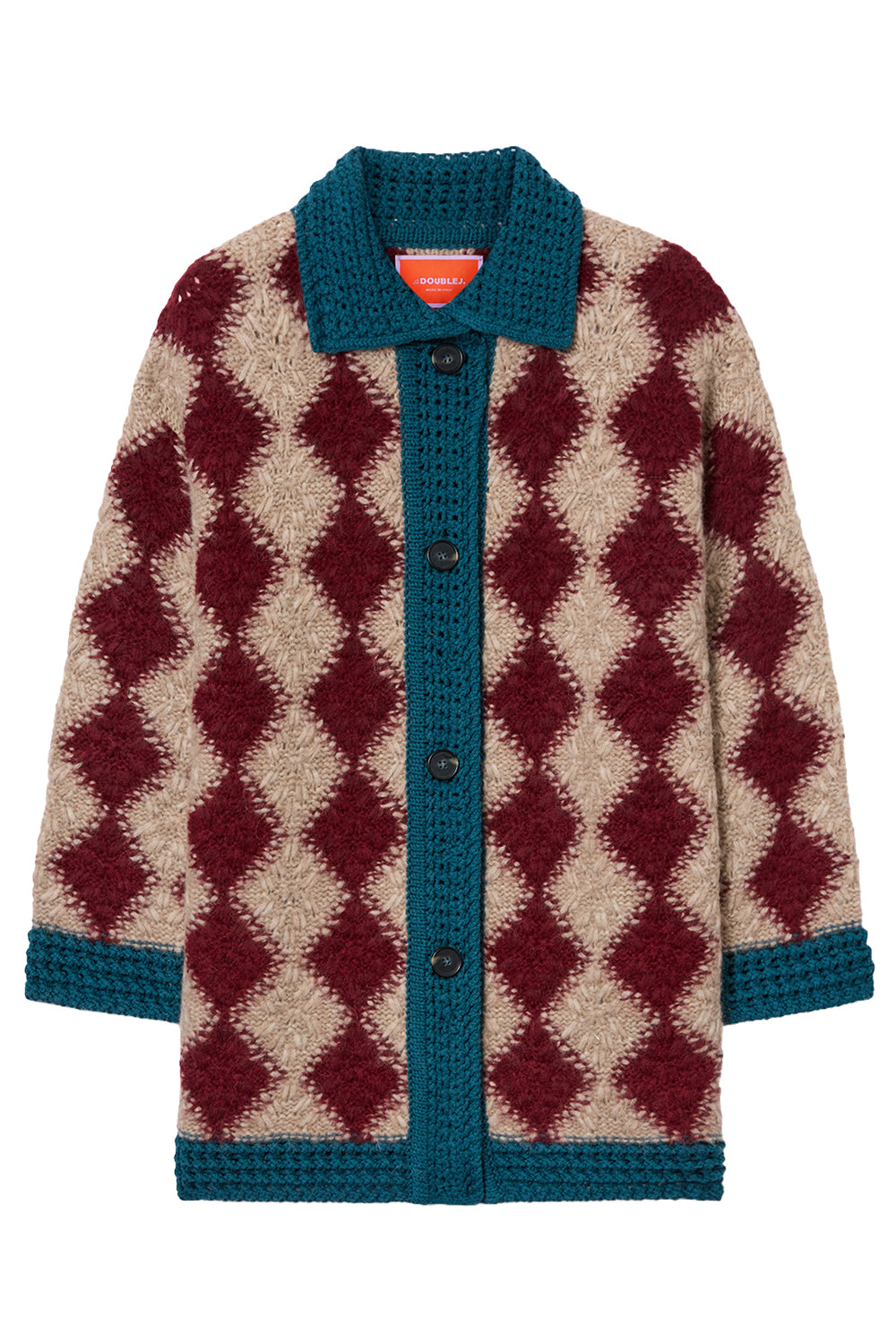 Crochet Bowling Cardigan