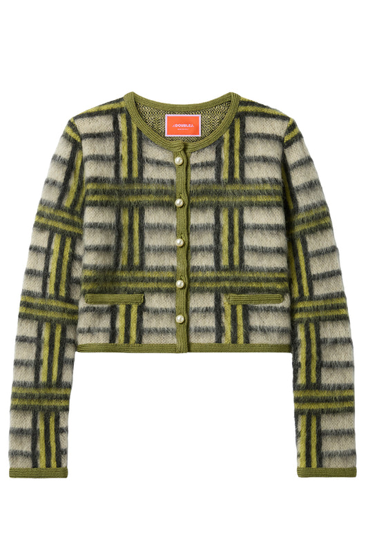 Check Cardigan