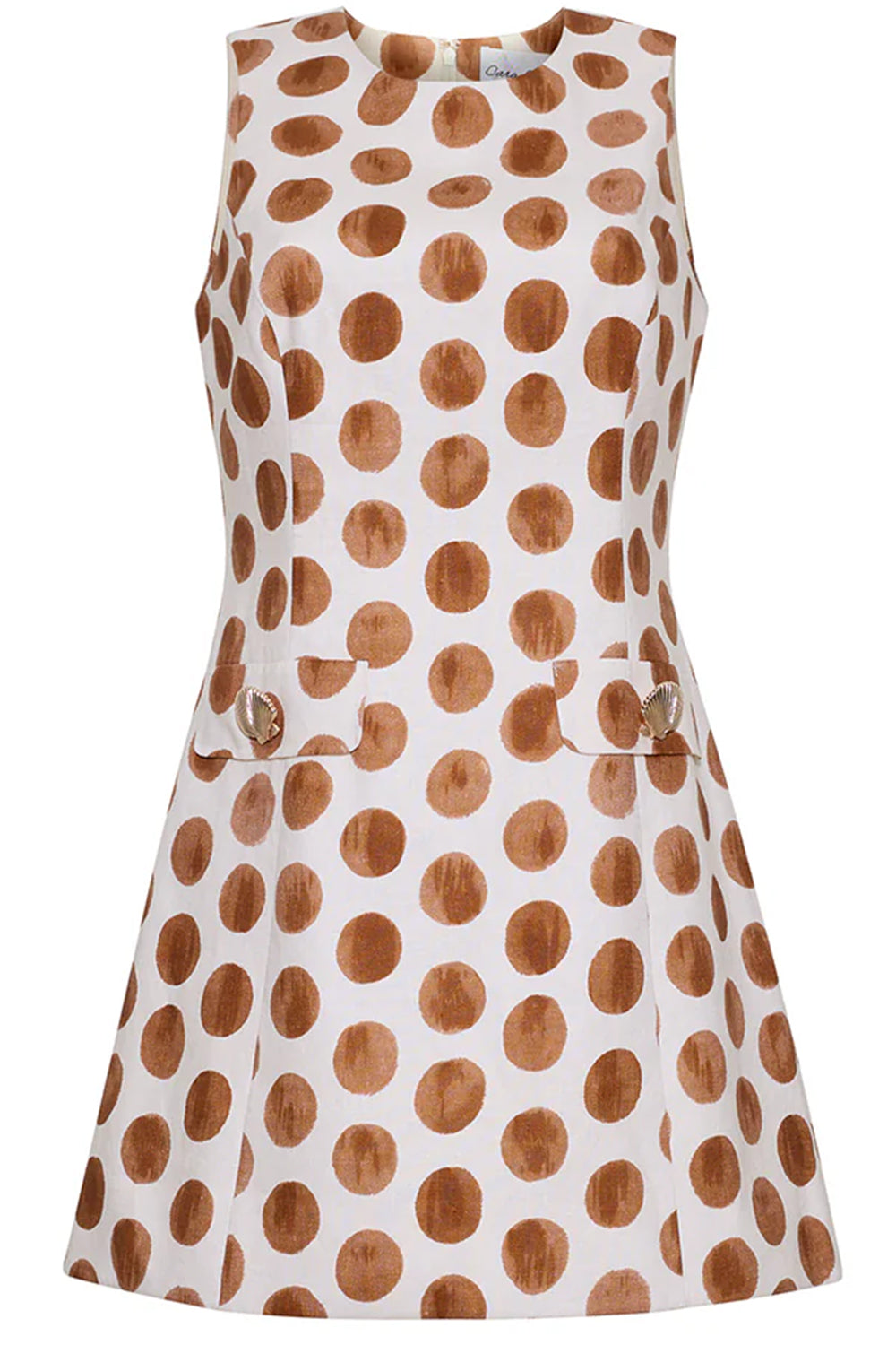 Posie Dress - Celeste Spot Ginger