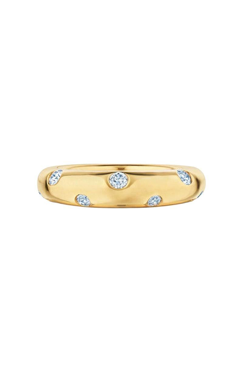 Cobblestone Diamond Ring-YELLOW GOLD-6-JEWELRYFINE JEWELRING-KWIAT