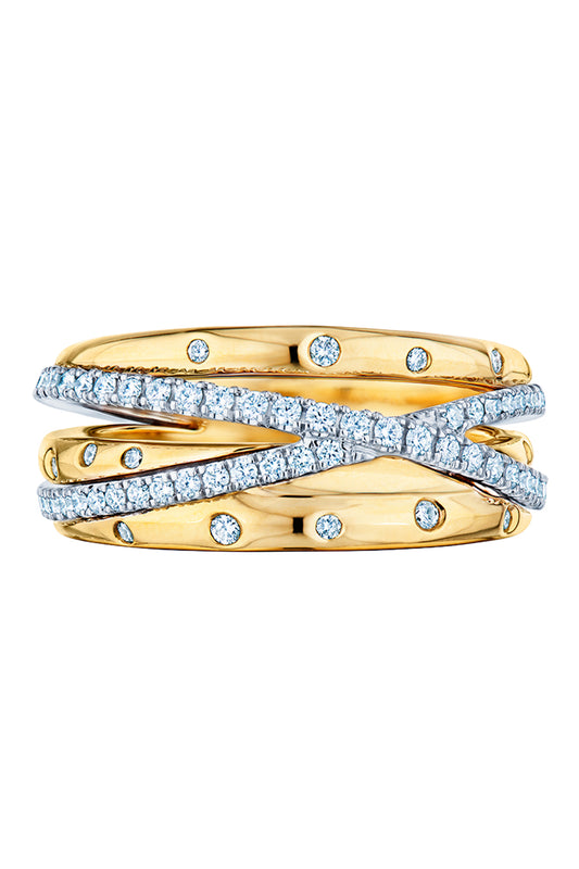 Diamond Orbit Crossover Ring