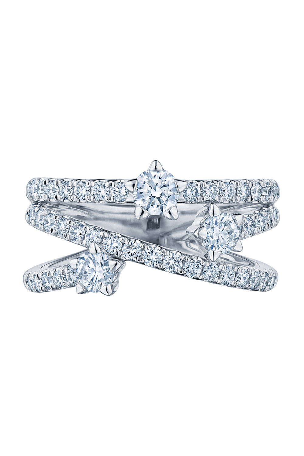 Diamond Star Set Starry Night Ring