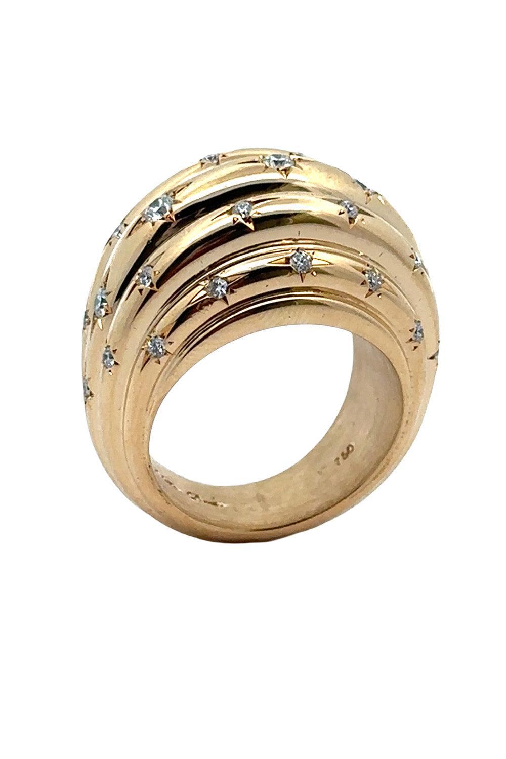  Diamond Stellata Ring-YELLOW GOLD-7.25-JEWELRYFINE JEWELRING-ALETTO BROTHERS 