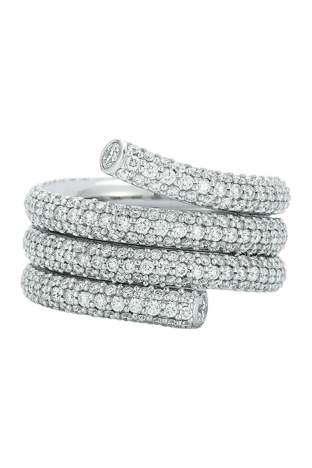 Diamond Triple Row Thoby Spiral Ring-WHITE GOLD-7-JEWELRYFINE JEWELRING-WALTERS FAITH