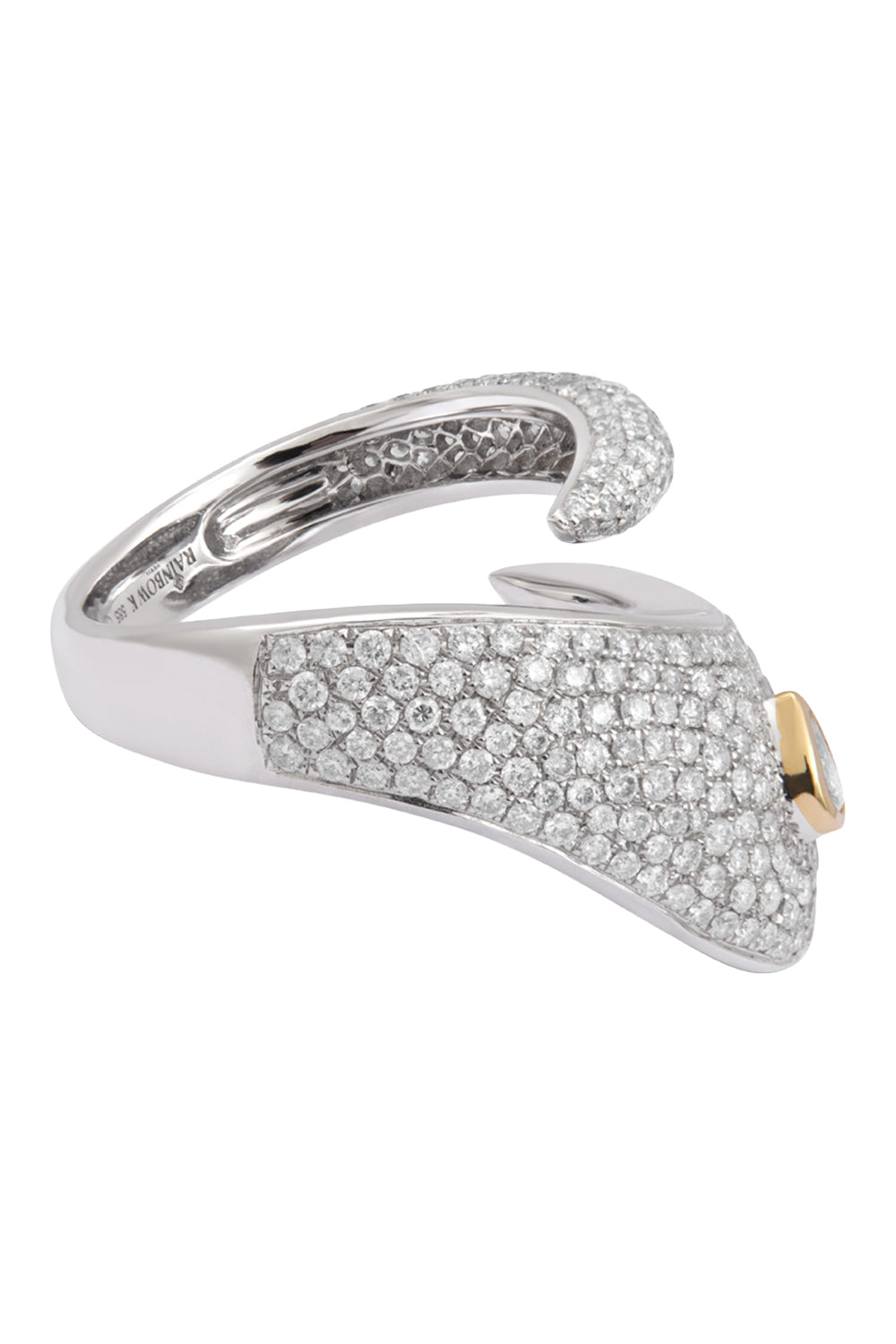 Diamond Pave Dune Ring