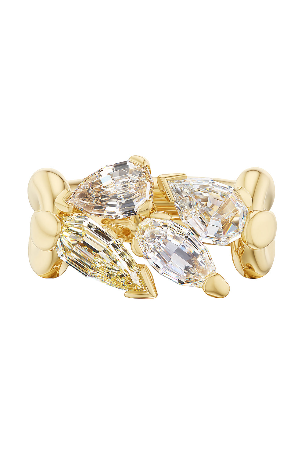 Diamond Cluster Mantle Ring