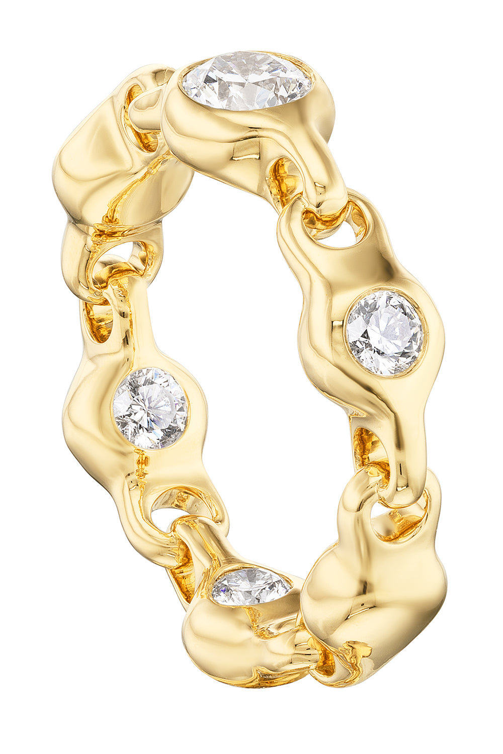 Diamond Supernova Stacking Ring