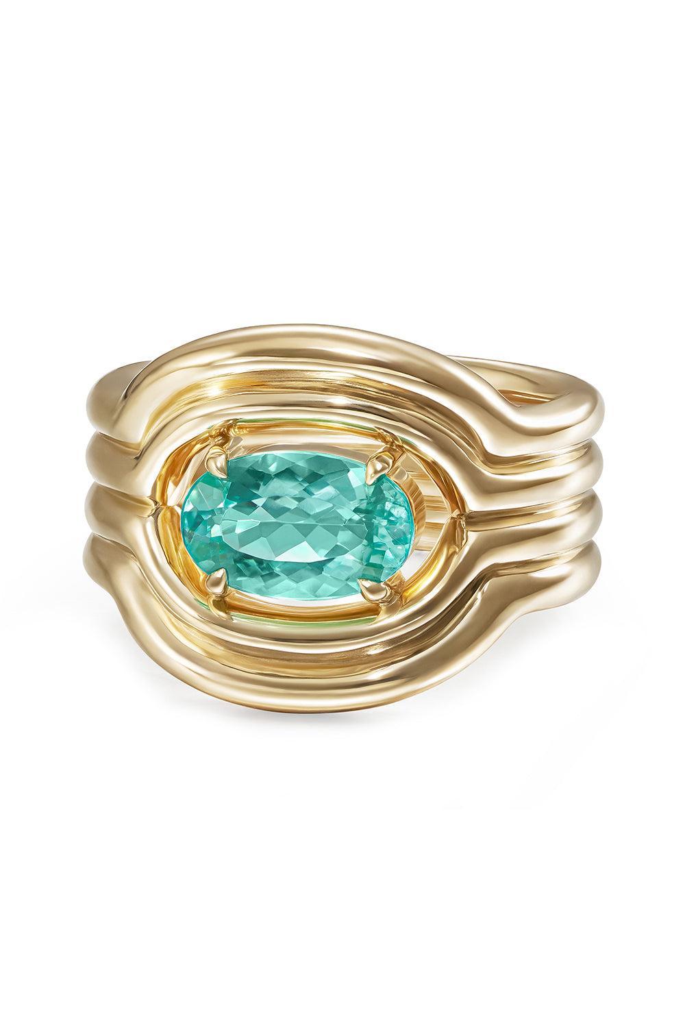 Paraiba Rocky Rae Ring-YELLOW GOLD-7.25-JEWELRYFINE JEWELRING-MELISSA KAYE