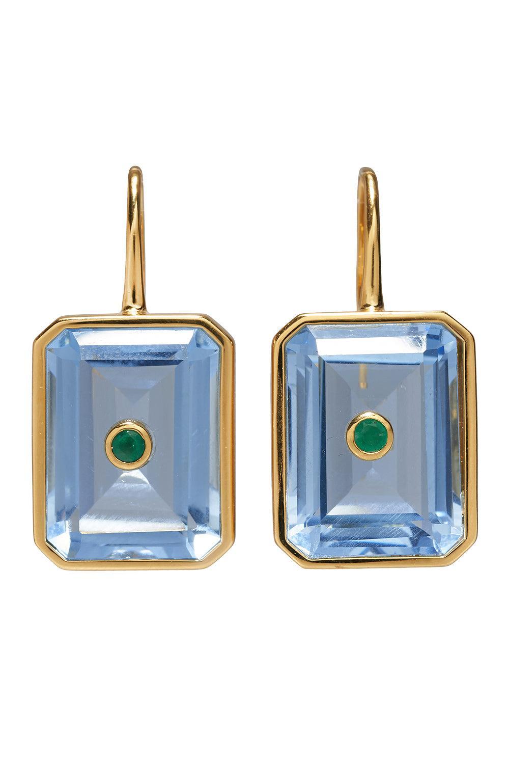 Glacier Tile Earings-BLUE-JEWELRYBOUTIQUEBRACELET O-LIZZIE FORTUNATO