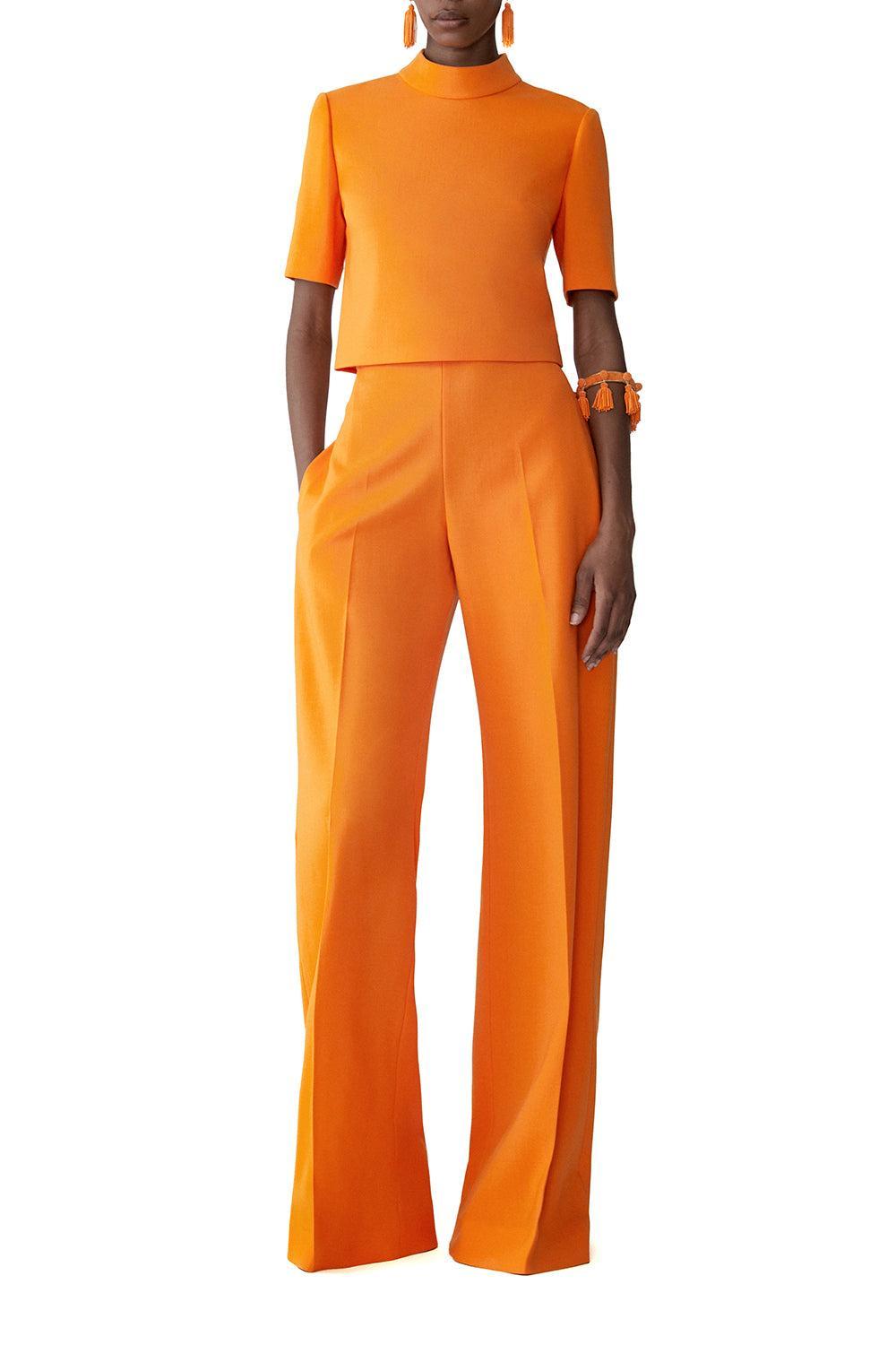 Mock Neck Crop Top-TIGERLIL-4-CLOTHINGTOPKNITS-CAROLINA HERRERA